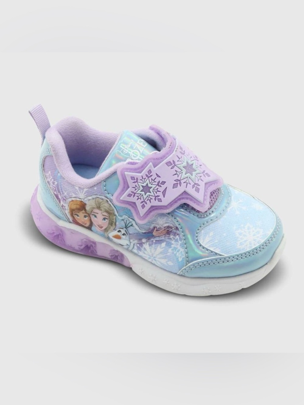 Frozen light up toddler girl shoes